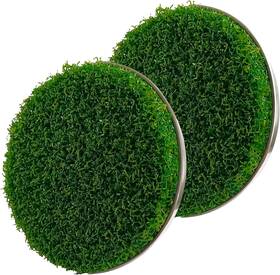 -2 445011089065 Pack Golf Hole Cups With Simulated Lawn And Metal Base For Backyard Putting