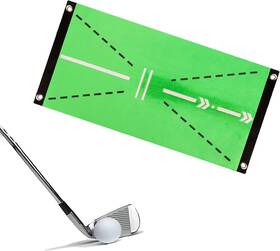 -254 313019862867 Golf Training Mat Swing Detection Batting Analysis Your Path Portable