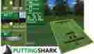 08253-pg P3proswing Puttingshark Portable Putting Analyzer And Simulator Nib Shark