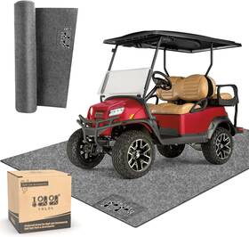 10l0l 313099568512 Golf Cart Premium Garage Floor Mat-waterproof Anti-slip Thickened Mat For