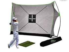 1111-b07ml2nyp8-b1 711841736187 Golf Practice Net Steadydoggie For Backyard 3 Piece New In Box