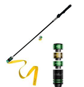 13 Under Golf Ta25r Swing Trainer Aid With Ribbon Right-handed For Indoor Practice