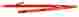 21253 Vision Track Medicus New Golf Pro Alignment Training Aid Electric Red
