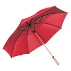 2988ws-rd Elite Rain Umbrella Wooden Shaft Golf Red