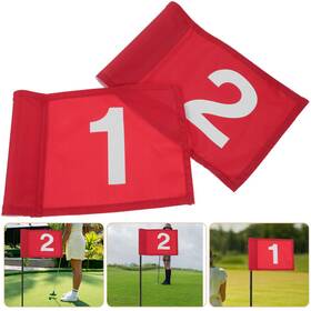 051909f76mt4z7 30 Days 2pcs Number Practice Flags Inserted Putting Waterproof Golfing