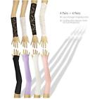 Cs-2030 4894679774562 Posma Pairs Lace Vintage Fingerless Arm Cooling Sleeves