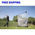 49203 Sklz Golf Net Practice Target Netting Hitting 8x8 Portable Nylon Training Cage Nets 727523249203