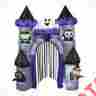 538036 Gemmy 9 Tall X 7 Wide Haunted Archway Castle Halloween Airblown Inflatable 740781924248