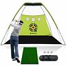 640809081512 Saplize Golf Practice Net With Enhanced Hitting Mat