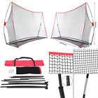 727955376119 Golf Hitting Net Ft Collapsible Portable Practice Drivin