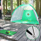 728028080735 Sc Outlet 3 In 1 Golf Practice Net Hitting Cage Driving Mat Training Aid 691953053788