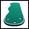732140526361 Xq Golf Putting Green Practice Mat Holes Corrugation