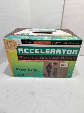 Accelerator 724030923541 The Putting Training Device 3 Step Sytem In Box Used Once