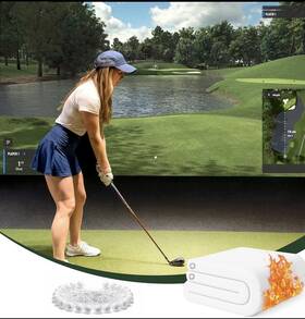 Aerixtron 445006523505 Fireproof Golf Simulator Impact Screen 3d Air Mesh For Train