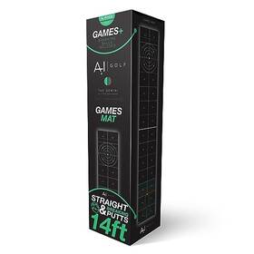 Ai Golf Aigolf-putmat-bk/grn-14ft Gemini Series High-tech 14ft Putting Games Mat - Scratch And Dent