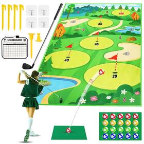 Xj-7888-7 Aigimu Golf Chipping Game Mat Games For Adults Kids Backyard G