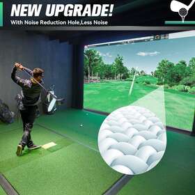 Aikeec 18390001 Golf Simulator Impact Screen Display Projector For Training