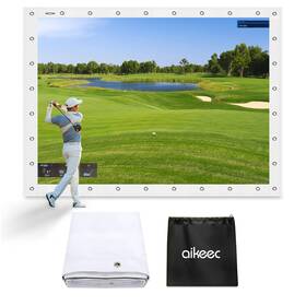 Aikeec Akeec-4 Golf Simulator Impact Screen Ultra Clear For Indoor