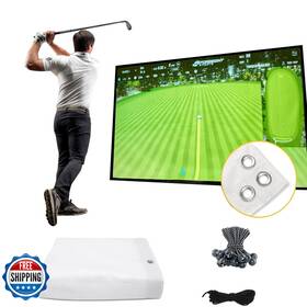 Amazgolf B0br82nd1p Golf Simulator Impact Screen118 78 98 118 138 For