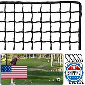 Amazgolf B0ckyfwrg6 Golf Practice Net 10/15/20/25ft Heavy Duty Barrier Hitting Chipping