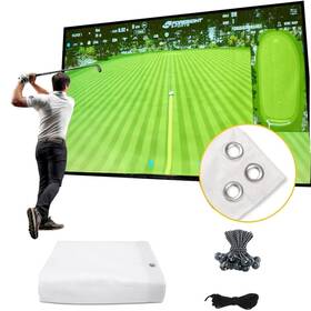 Amazgolf B0dm5yhn39 Golf Simulator Impact Screen For Training118 98/118 157in Indoor