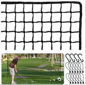 Amazgolf Xcw-10x20-us 10x20ft Golf Practice Net - Heavy Duty Ball Netting For Hitting Chipping Ba