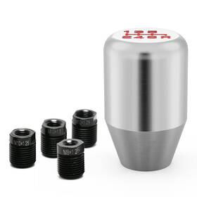 Amazing Auto Aal-y-02-01 Silver 6 Speed Weighted Shifter Shift Knobs For Subaru Sti