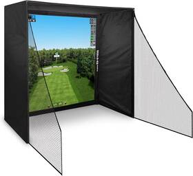 Anything Sports 850021520298 Golf Simulator Enclosure With Impact Netting And All Poles 12 X 9ft4 5