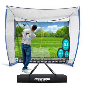 Anything Sports 850021520892 Golf Hitting Net With Impact Screen 10x8x4