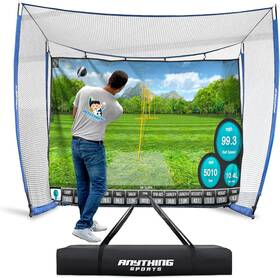 Anything Sports B0d9yv5qd4 Golf Hitting Net With Impact Screen