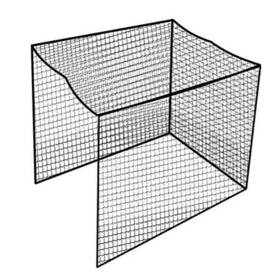 Aoneky 0305bk7742 Golf Cage Net - 10x10x10ft/10x10x15ft/10x10x20ft 10 H X15 W X10 D Ft
