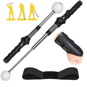 Aorio 725553324242 Golf Swing Trainer Aid For Right Handed Retractable Practice Tool With