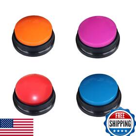 B09v1jj3d1 Artist Unknown 4 Color Voice Recording Dog Buttons For Communication Pet Training