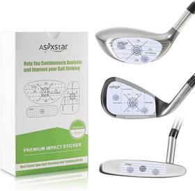 Asyxstar 313029266242 Golf Impact Tape - Stickers For Clubs Training