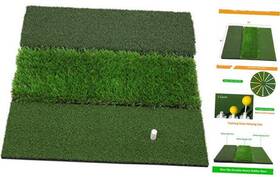 Gt3xl Athena United Skylife Tri-turf/dual-turf Golf Hitting Mat 24ftft X 25ftft Driving Chipping