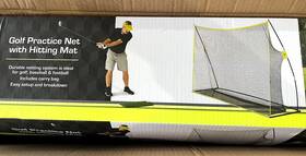 Athletic Works 328936099167 Large 10ft X 7ft Golf Training Practice Net With Turf Hitting Mat