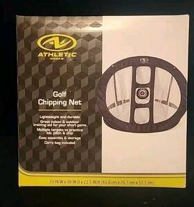 Athletic Works D-101024-nc-2 Pop-up Golf Chipping Net - 3 Target Pockets 33 In X 28in