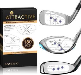 Attractrive 744759828583 Attractive Golf Impact Tape Set Club Stickers For Clubs Self-teach
