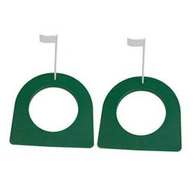 Auear Mc14273 Group1 2 Pack Creative Golf Practice Putting Cup Hold Flag Plastic For Indoor