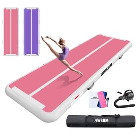 Awsum Purple/pink 3 1 0.1m Inflatable Air Gymnastics Mat 10ft/13ft/16ft/20ft/23ft Training 4/8