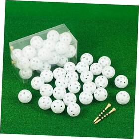 Bac-kitchen Bk-0103h 26 Pack Practice Golf Balls 41mm Hollow Airflow Plastic With White