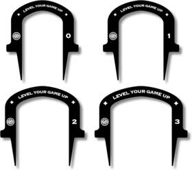 Back 2 Basics Golf 313091052033 Black Putting Gates Set 4-pack Pro Training Aid To Improve