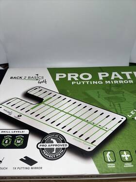 Back 2 Basics Golf 860001956719 Maximize Your Game Pro Path Putting Mirror - Portable Training Aid Pe