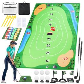 Bananmelonbm 768561023677 Chipping Golf Game Mat Set Indoor Outdoor Games Backyard For Adul