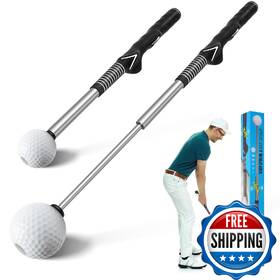 B0fg82b3xw Beauyist Pro-level Retractable Golf Swing Trainer - Right-handed Click Stick Gol