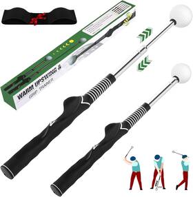 Bekiralass 445047691683 Retractable Golf Swing Trainer And Grip Click Feedback Training Ai