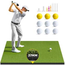 Bestgolf 762117982449 37mm Professional Golf Mat 5x4ft Exclusive Pe Grass And Hot