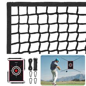 Beutyal B0f385vs7q Golf Netting 10x15ft Practice Net With Target Sport Barrier
