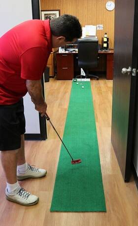 Big Moss Golf Of16 Office Fit 16ft Of16 Compact Practice Training Putting Green With