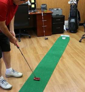 Big Moss Of11 Golf Office Fit 11.5ft Of11 Compact Practice Training Putting Green